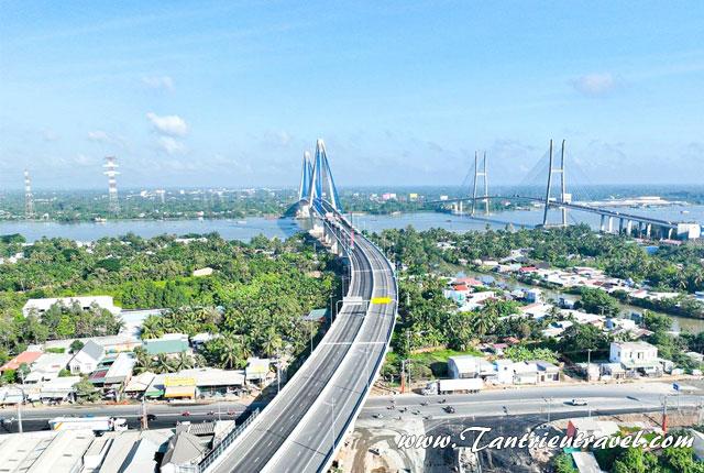 Thông xe cao tốc Mỹ Thuận - Cần Thơ, thênh thang đường về xứ Tây Đô