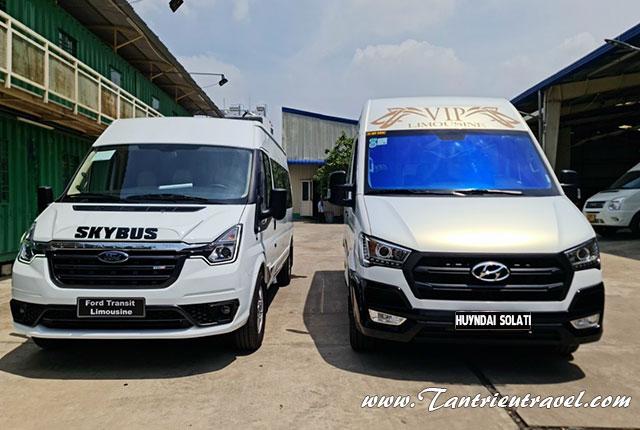 Vì sao giá thuê xe 16 chỗ Hyundai Solati cao hơn Ford Transit