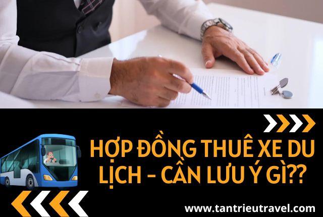Hợp đồng thuê xe du lịch cho công ty – Cần biết gì?