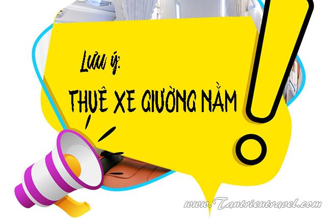 Lưu ý giờ đón trả trong thành phố khi thuê xe giường nằm 2023