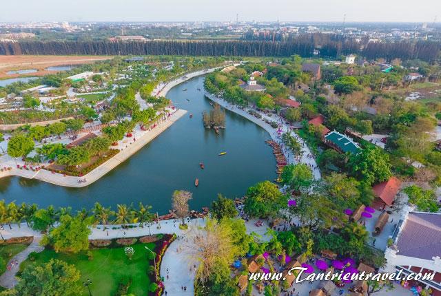 Thuê xe du lịch 16 chỗ, 29 chỗ, 45 chỗ đi Happy Land Long An