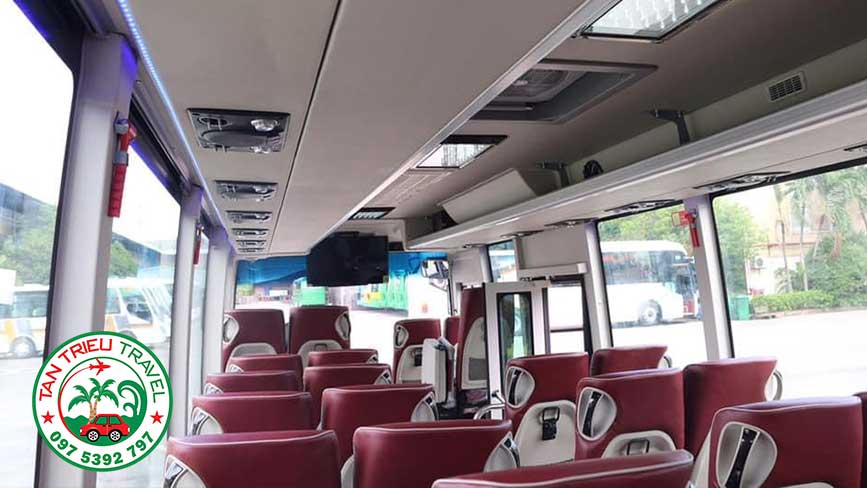 Nội thất xe 29 chỗ Samco 2022