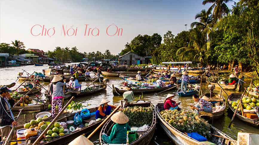 Nét sinh hoạt độc đáo tại Chợ Nổi Trà Ôn