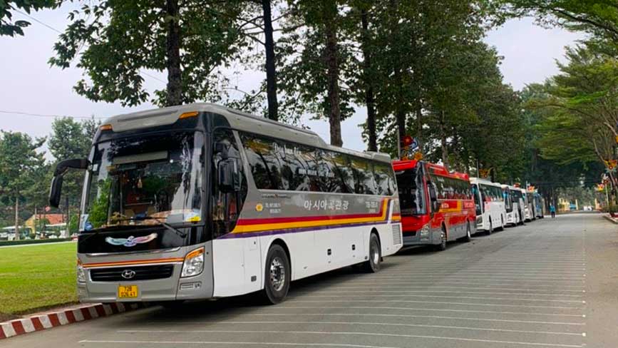 Đa dạng các dòng xe 45 chỗ đi Bảo Lộc