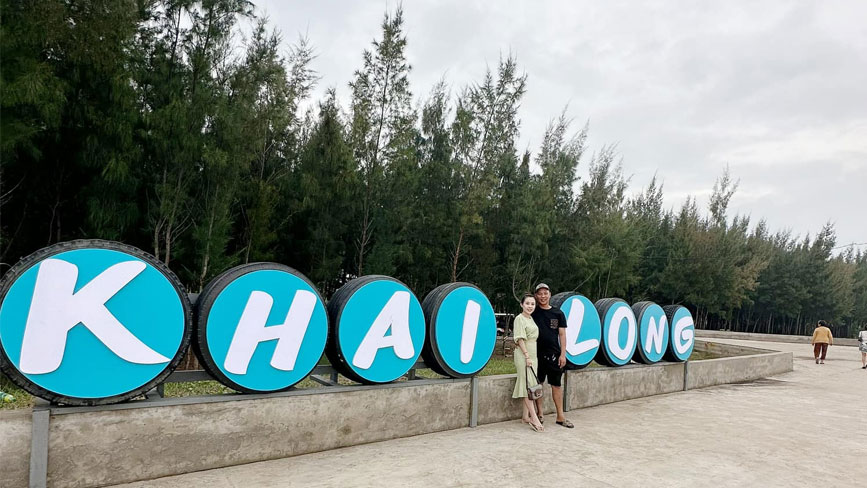 Lối vào khu du lịch Khai Long