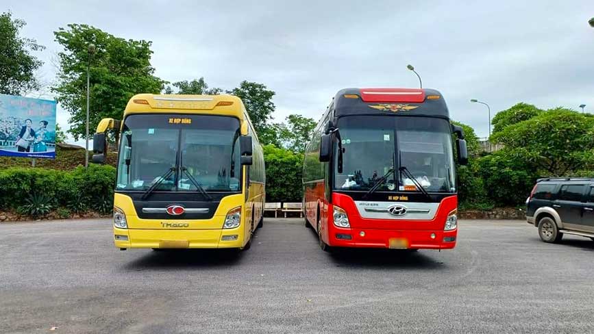 Các dòng xe giường nằm 40 chỗ thích hợp tổ chức tour du lịch đi Tà Đùng
