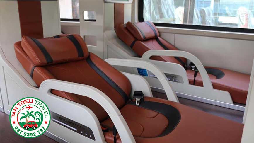 Nội thất cao cấp sang trọng xe giường nằm