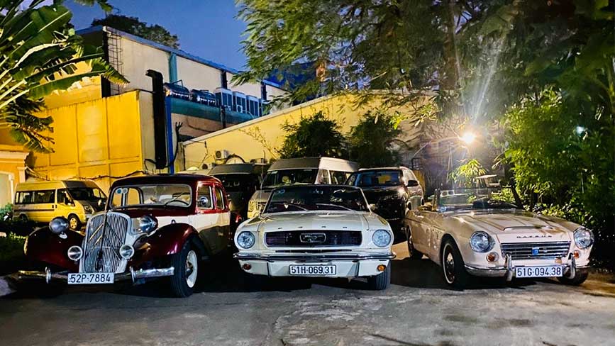 Các dòng xe cưới cổ điển phục vụ tại quận 4