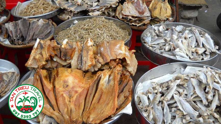 Mua các loại hải sản khô Rạch Giá làm quà cho gia đình