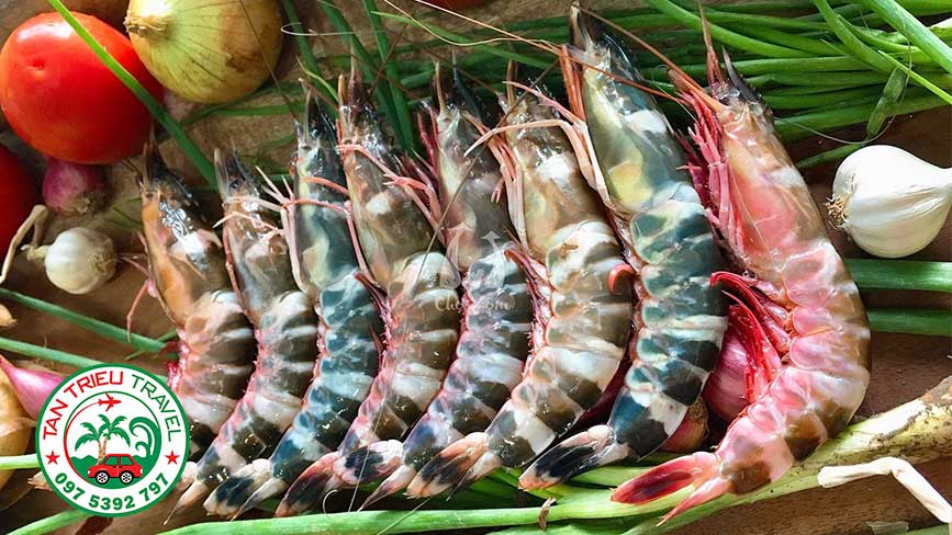 Tôm Vỏ Sắt món ngon phải thử khi đi Cần Giờ