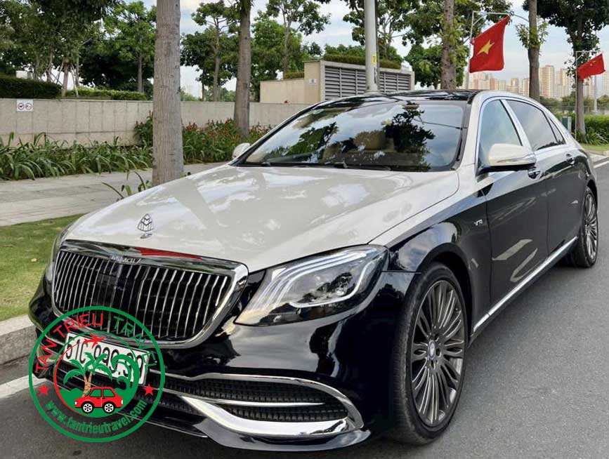Dòng xe sang Maybatch thường được chọn trong các đám cưới sang trọng