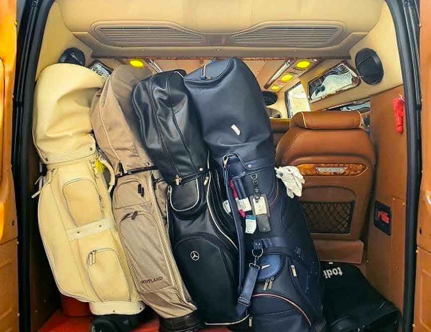 Chọn limousine để có chuyến đi đánh golt thoải mái nhất