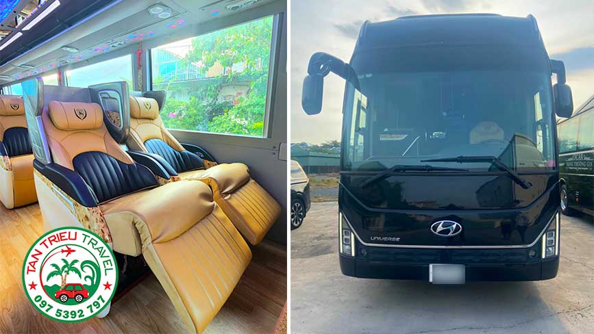 Đa dạng các dòng limo 9 - 12 - 16 - 19 chỗ tại Tân Triều