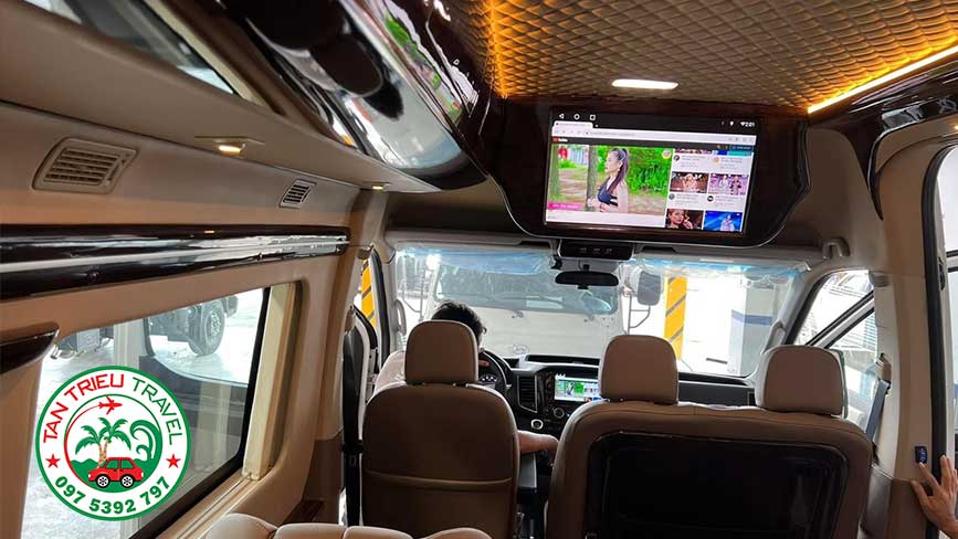 Nhiều tiên nghi giải trí được trang bị trên xe