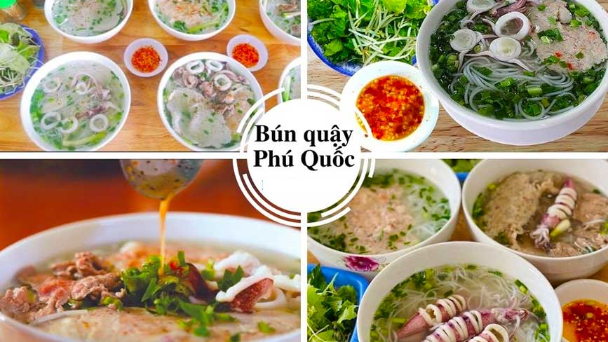 Điểm tâm sáng bằng món bún Quậy Phú Quốc