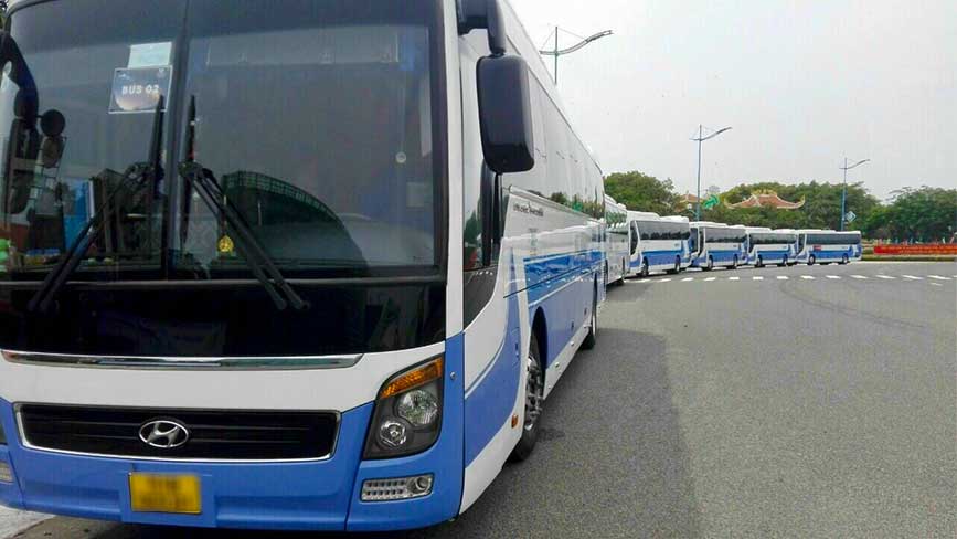 Dịch vụ cho thuê xe xe 45 chỗ tại Bình Dương