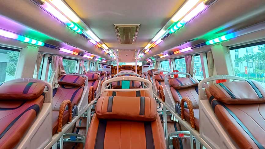 GIường nằm tiện nghi, thoải mái cho chuyến hành trình về với Đức Mẹ