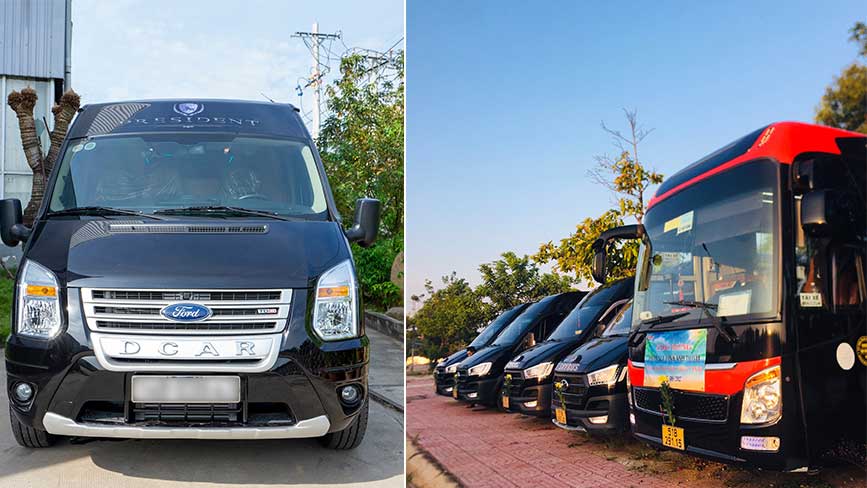 Các mẩu xe limousine 7 chỗ - 9 chỗ - 16 chỗ tại Tân Triều Travel