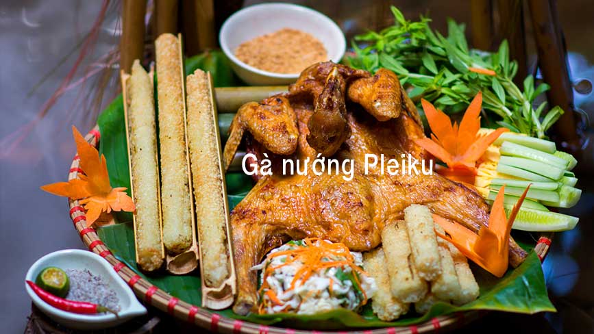 Gà nướng Gia Lai - Món ngon Phố Núi