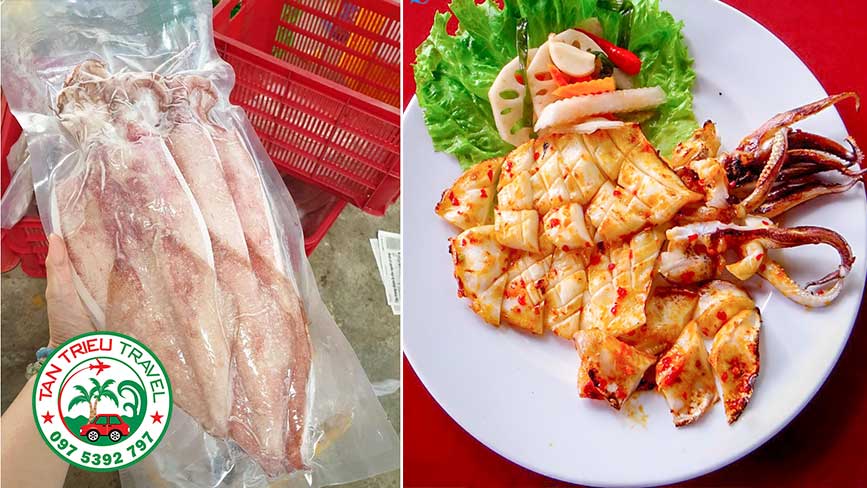 Đi du lịch Phan Thiết nhớ mua mực 1 nằng về làm quà