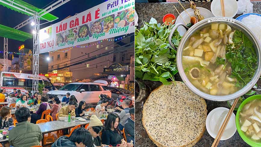 Thưởng thức Lẩu Gà Lá É trong những ngày lạnh tại Đà Lạt