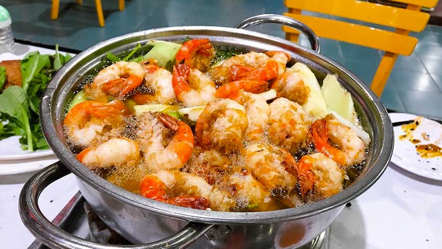 Đặc sản lẩu tôm 5 Ri