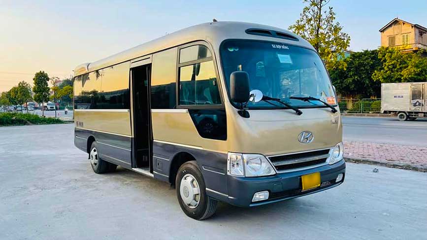 Dòng xe 29 chỗ Couty trên thị trường