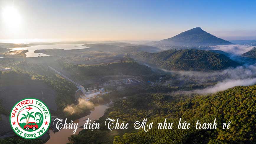 Hồ thủy điện thác mơ như bức bích họa về tuyệt cảnh thiên nhiên