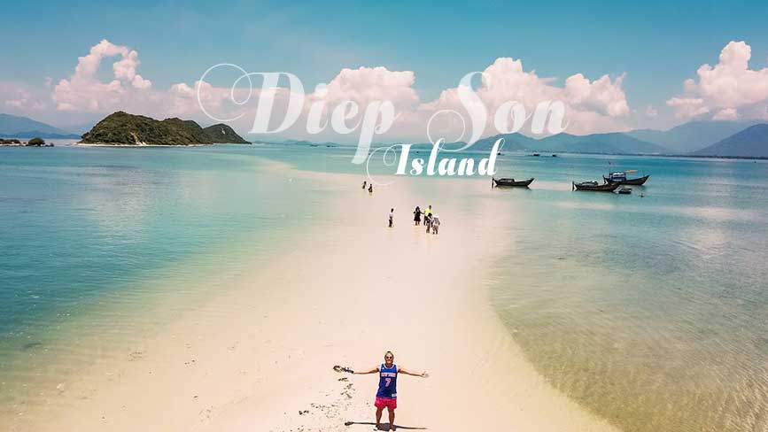 Đảo Điệp Sơn, nơi có con đường độc đạo xuyên biển