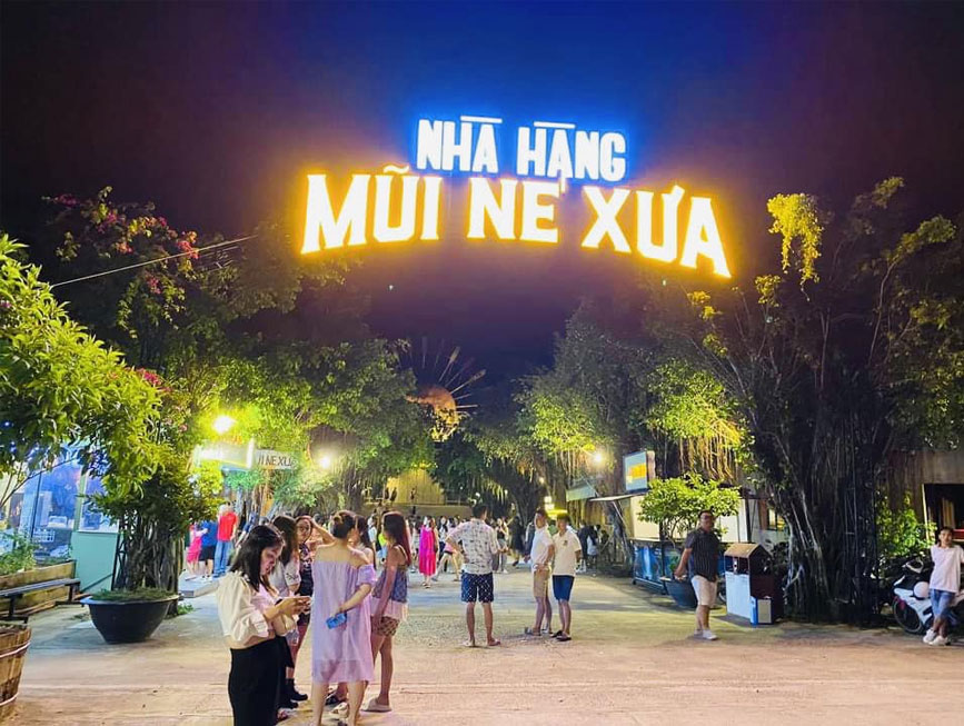 Mũi Né Xưa với khôn gian rộng rãi và ẩm thực đa dạng