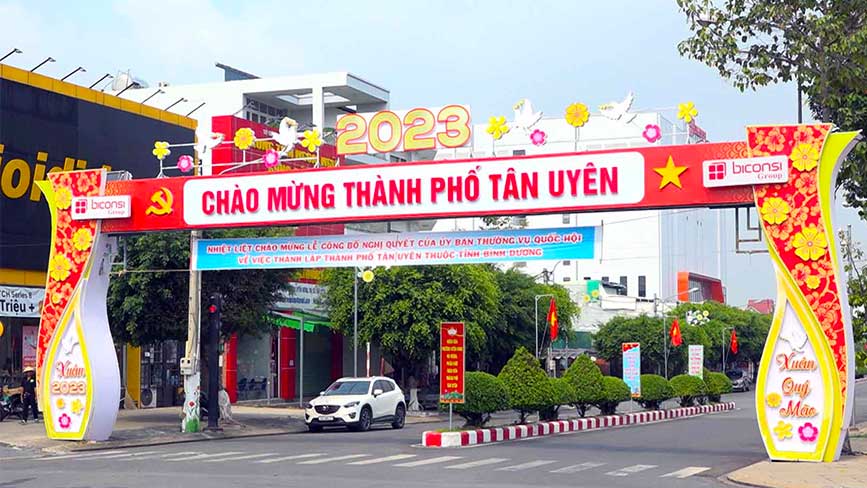 Tỉnh Bình Dương chào đón thành phố thứ 4
