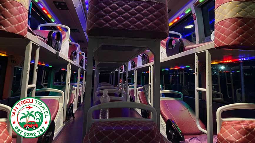 Nội thất bên trong xe giường nằm 40 giường